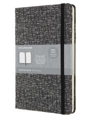 Тефтер Moleskine Limited Editions Blend Collection Grey Tissu с твърди корици и линирани страници