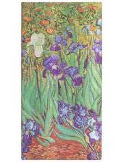 Тефтер Paperblanks - Van Gogh's Irises Slim, 9.5 х 18 см.