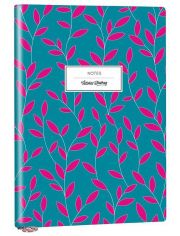 Тефтер Victoria's Journals Smyth Flexy Art Blue A5, 96 линирани листа