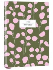 Тефтер Victoria's Journals Smyth Flexy Art Green A5, 96 линирани листа