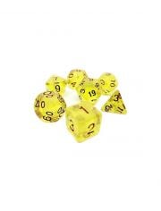 Комплект зарчета за настолни игри Dice4Friends: Dice Set - Yellow, 7 бр.