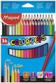 Цветни моливи Maped Color'Peps, 36 цвята