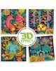 Комплект за рисуване Djeco - 3D картини Fantasy Forest - Djeco - Djeco - Момиче, Момче - 3070900086524-4-thumb