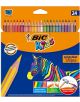 Цветни моливи BIC Kids Evolution Stripes, 24 цвята - BIC - BIC - Момиче, Момче - Bic - Kids - 3086123499133-1-thumb