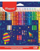 Цветни моливи Maped Pixel Party, 24 цвята-1-thumb