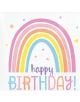 Салфетки Creative Party - Rainbow Happy Birthday, 16 бр.-thumb