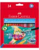 Цветни моливи Faber-Castell, 24 цвята + четка - Faber-Castell - Faber-Castell - Момиче, Момче - Faber-Castell - Coloured Pencils - 4005401144250-thumb