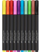 Комплект маркери с четка Faber-Castell Black Edition, 10 цвята-2-thumb