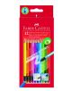 Изтриваеми цветни моливи Faber Castell, 12 цвята - Faber-Castell - Faber-Castell - Момиче, Момче - Faber-Castell - Coloured P-thumb