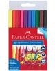 Флумастери Faber-Castell, 10 цвята - Faber-Castell - Faber-Castell - Момиче, Момче - Faber-Castell - Grip - 4005401553106-1-thumb