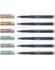 Комплект маркери Faber-Castell Metallics, 6 цвята - Faber-Castell - Faber-Castell - Metallics - 4005401607069-2-thumb