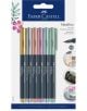 Комплект маркери Faber-Castell Metallics, 6 цвята - Faber-Castell - Faber-Castell - Metallics - 4005401607069-1-thumb