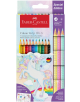 Цветни моливи Faber-Castell Grip Sparkle, 10+3 цвята-1-thumb