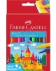 Флумастери Faber-Castell, 24 цвята - Faber-Castell - Faber-Castell - Момиче, Момче - Faber-Castell - Castle - 4005405542021-1-thumb