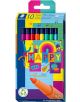 Комплект флумастери Staedtler Happy, 10 цвята-1-thumb