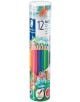 Цветни моливи Staedtler Noris Club 144, 12 цвята в тубус-thumb