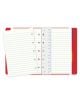 Тефтер Filofax Notebook Classic Pocket Red със скрита спирала, ластик и линирани листа - Filofax - Notebook - 5015142235543-4-thumb