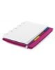 Тефтер Filofax Notebook Classic Pocket Fuchsia със скрита спирала, ластик и линирани листа - Filofax - Notebook - 5015142235574-3-thumb