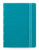 Тефтер Filofax Notebook Classic Pocket Aqua със скрита спирала, ластик и линирани листа - Filofax - Notebook - 5015142235581-1-thumb