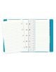 Тефтер Filofax Notebook Classic Pocket Aqua със скрита спирала, ластик и линирани листа - Filofax - Notebook - 5015142235581-4-thumb