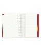 Тефтер Filofax Notebook Classic A5 Red със скрита спирала, ластик и линирани листа - Filofax - Filofax - Notebook - 5015142235604-3-thumb