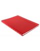 Тефтер Filofax Notebook Classic A4 Red със скрита спирала, ластик и линирани листа - Filofax - Notebook - 5015142241667-2-thumb