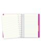 Тефтер Filofax Notebook Classic A4 Fuchsia със скрита спирала, ластик и линирани листа - Filofax - Notebook - 5015142241728-3-thumb