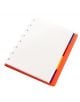 Тефтер Filofax Notebook Saffiano A5 Bright Orange със скрита спирала и линирани листа - Filofax - Saffiano - 5015142263287-4-thumb