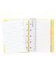 Тефтер Filofax Notebook Classic Pastels Pocket Lemon със скрита спирала, ластик и линирани листа - Filofax - Notebook - 5015142269159-3-thumb