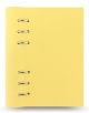 Тефтер Filofax Clipbook Classic Pastels Personal Notebook Lemon с метални рингове - Filofax - Classic - 5015142269487-1-thumb