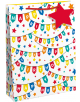 Подаръчна торбичка Eurowrap - Birthday Banners, голяма-thumb