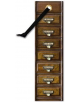 Книгоразделител с панделка Academia - Vintage drawers-thumb