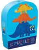 Пъзел Crocodile Creek - Dino friends, 12 части - Crocodile Creek - BVBA Vekemans - Момиче, Момче - Crocodile Creek - Shaped Box Puzzles - 732396412210-1-thumb