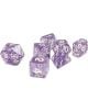 Комплект зарчета за настолни игри Dice4Friends: Dice Set - Confetti Purple, 7 бр. - Dice4Friends - Dice4Friends - 798003860065-thumb