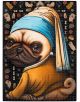 Пъзел Експлодиращи Котета - Pug With a Pearl Earring, 1000 части - Exploding Kittens - Exploding Kittens - 810083042381-2-thumb