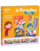 Асоциативна игра-пъзел Apli Kids - У дома - Apli - Apli Paper - Момиче, Момче - Apli - Kids - 8410782178941-1-thumb