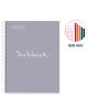 Тетрадка Miquelrius Emotions А4 със спирала, 120 листа на малки квадратчета, сива - Miquelrius - Apli Paper - Miquelrius - Emotions - 8422593466865-3-thumb