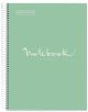 Тетрадка Miquelrius Emotions А4 със спирала, 120 листа на широки редове, мента - Miquelrius - Apli Paper - Miquelrius - Emotions - 8422593467312-1-thumb