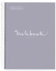 Тетрадка Miquelrius Emotions А4 със спирала, 120 листа на широки редове, сива - Miquelrius - Apli Paper - Miquelrius - Emotions - 8422593467329-1-thumb
