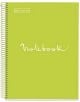 Тетрадка Miquelrius Emotions А4 със спирала, 80 листа на широки редове, лайм - Miquelrius - Apli Paper - Miquelrius - Emotions - 8422593499368-thumb