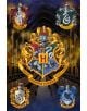 Голям плакат Harry Potter Hogwarts Shields - Grupo Erik - GRUPO ERIK EDITORES S.L. - Grupo Erik - Harry Potter - 8435497277543-thumb