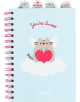 Тефтер със спирала Pusheen the Cat Purrfect Love A5, 80 листове-1-thumb