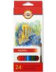 Цветни акварелни моливи Koh-I-Noor Aquarell, 24 цвята - Koh-i-Noor - Koh-i-Noor Hardtmuth - Koh-I-Noor - Aquarelle - 85935391-1-thumb