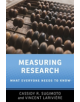 Measuring Research - 9780190640125-thumb