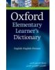 Oxford Elementary Learner's Dictionary - 9780194316309-thumb