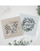 Floral Foliage 10-Pack Christmas Cards - 9780281083077-thumb