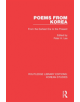 Poems from Korea - 9780367279240-thumb