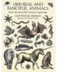 1300 Real and Fanciful Animals - 9780486402376-thumb