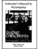 In Our Own Words Instructors Manual - 9780521657631-thumb