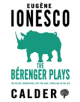 The Berenger Plays - 9780714548487-thumb